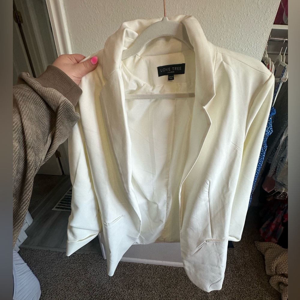 White blazer